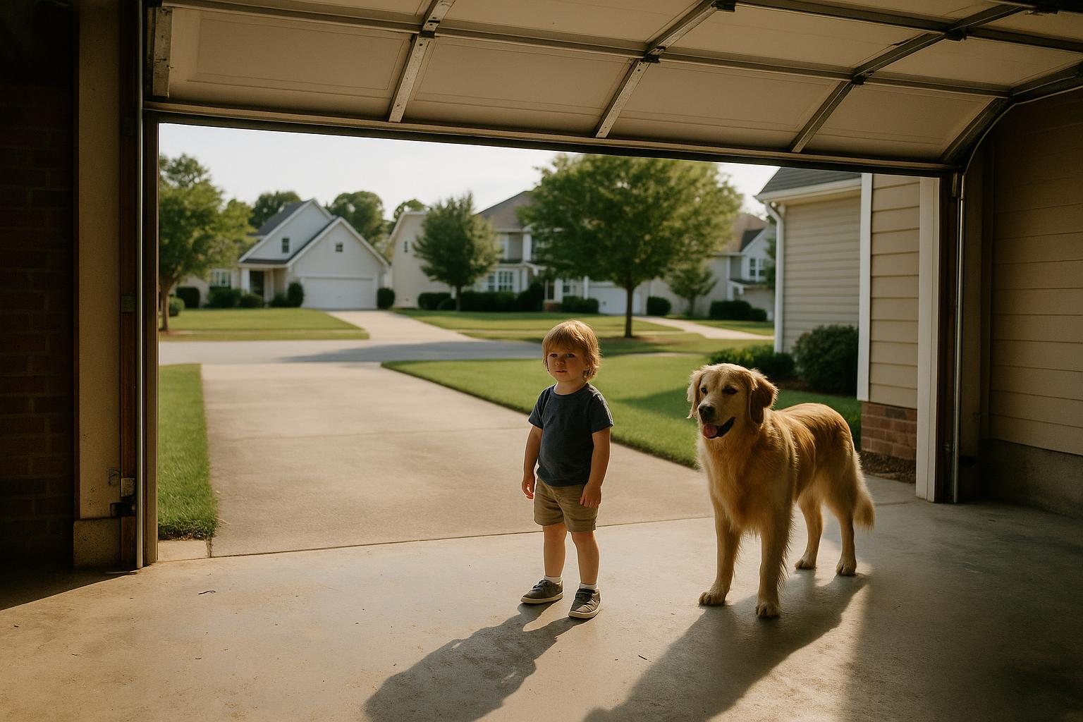 How to Keep Your Garage Door Safe for Kids and Pets